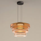 Levels Series Pendant Light, Mouth-Blown Glass LED