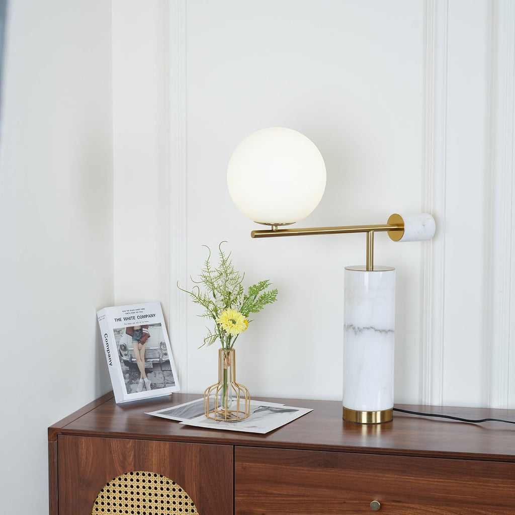 At its brightest in this series, the lit Clérachic lamp casts a warm halo across the panelled wall of the dresser scene.