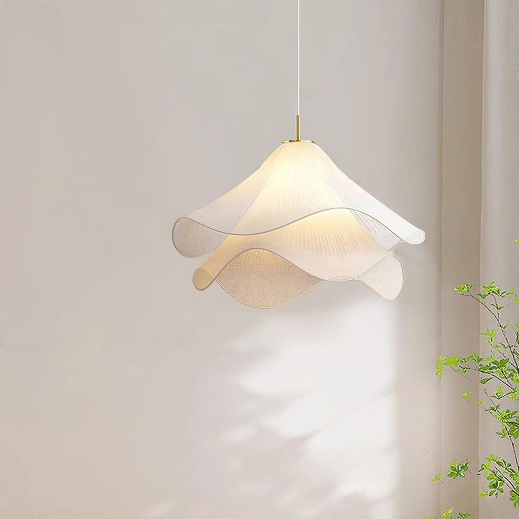 Ethereal Bloom pendant light lifestyle image with the bloom shade as a centrepiece