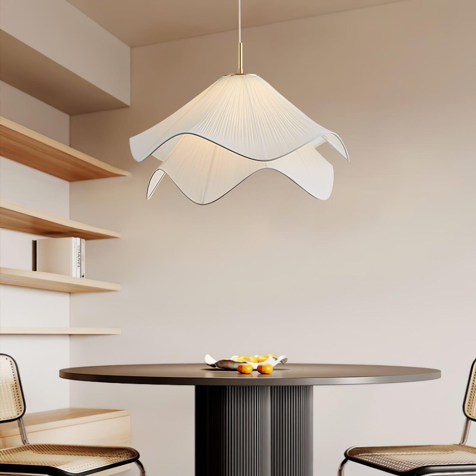 Ethereal Bloom plug-in pendant light shown near a window with soft daylight