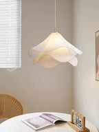 Ethereal Bloom pendant light suspended in a warm-toned room setting