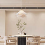 Ethereal Bloom pendant light shown in context near a window with soft daylight