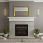 Black linear LED wall sconce angled to show its slim depth