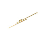 12-Inch Linear Ceiling Light, Semi-Flush Metal Fixture, Modern Design