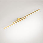 12-Inch Linear Ceiling Light, Semi-Flush Metal Fixture, Modern Design