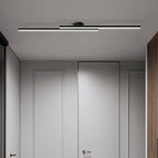 12-Inch Linear Ceiling Light, Semi-Flush Metal Fixture, Modern Design