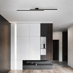 12-Inch Linear Ceiling Light, Semi-Flush Metal Fixture, Modern Design