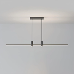 Linear bar pendant light product view on a neutral backdrop