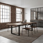 Linear pendant light with white shade on a neutral backdrop