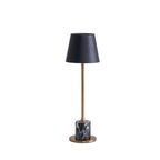 A Clérachic marble table lamp isolated on a plain white background, shown as a full product cut-out with no shadow.
