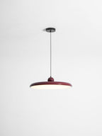 Lola Pendant Light, Round Disc, White Shade, Integrated LED, Dimmable