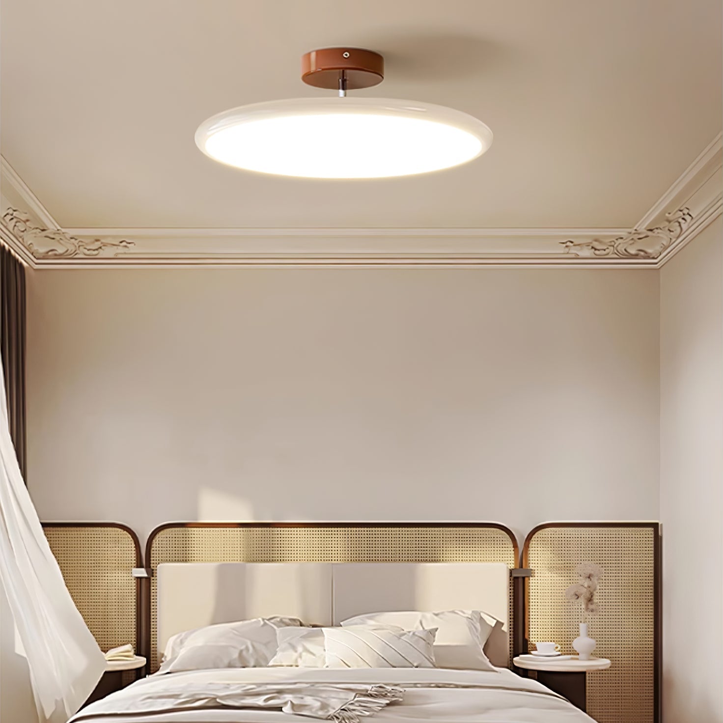 Loftlampe, Drift justerbar svingarm, akrylskærm, integreret LED