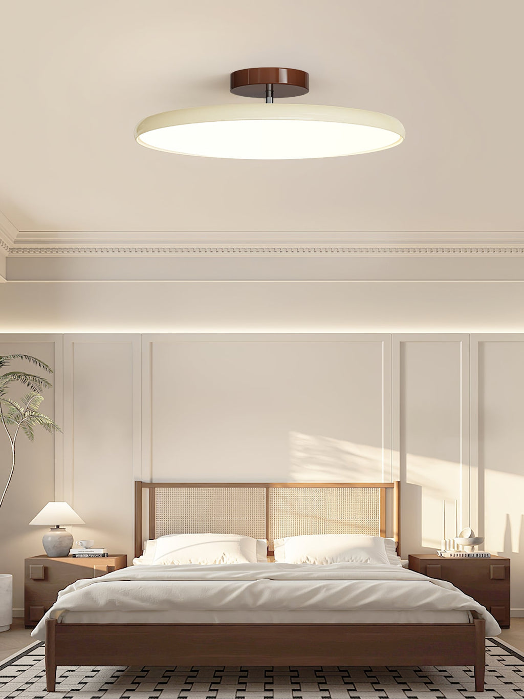 Loftlampe, Drift justerbar svingarm, akrylskærm, integreret LED