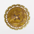 Ventilo Amber Chandelier, Murano-Style Glass Globes, 8 to 12 Lights