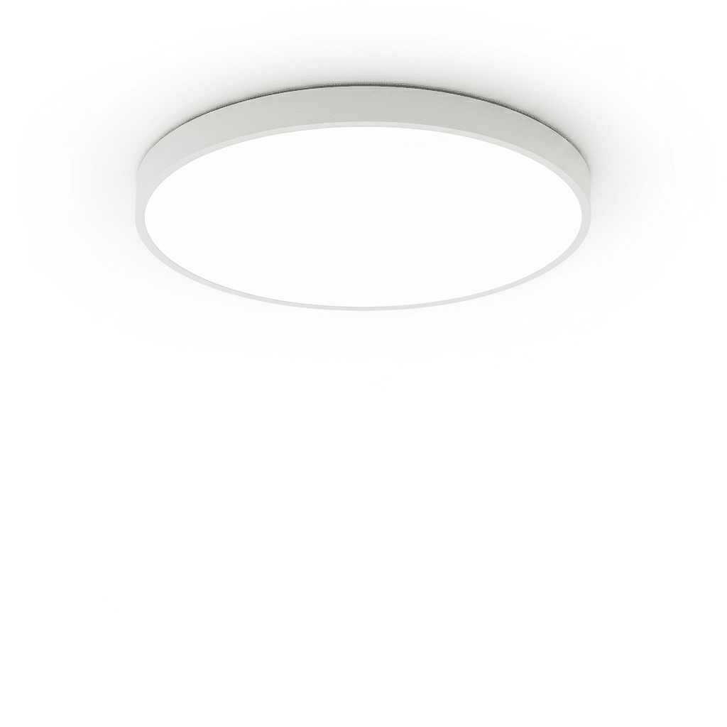 Indbygningsrund loftslampe med LED, 12-tommer jernrammearmatur