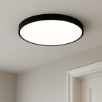Indbygningsrund loftslampe med LED, 12-tommer jernrammearmatur