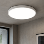 Indbygningsrund loftslampe med LED, 12-tommer jernrammearmatur