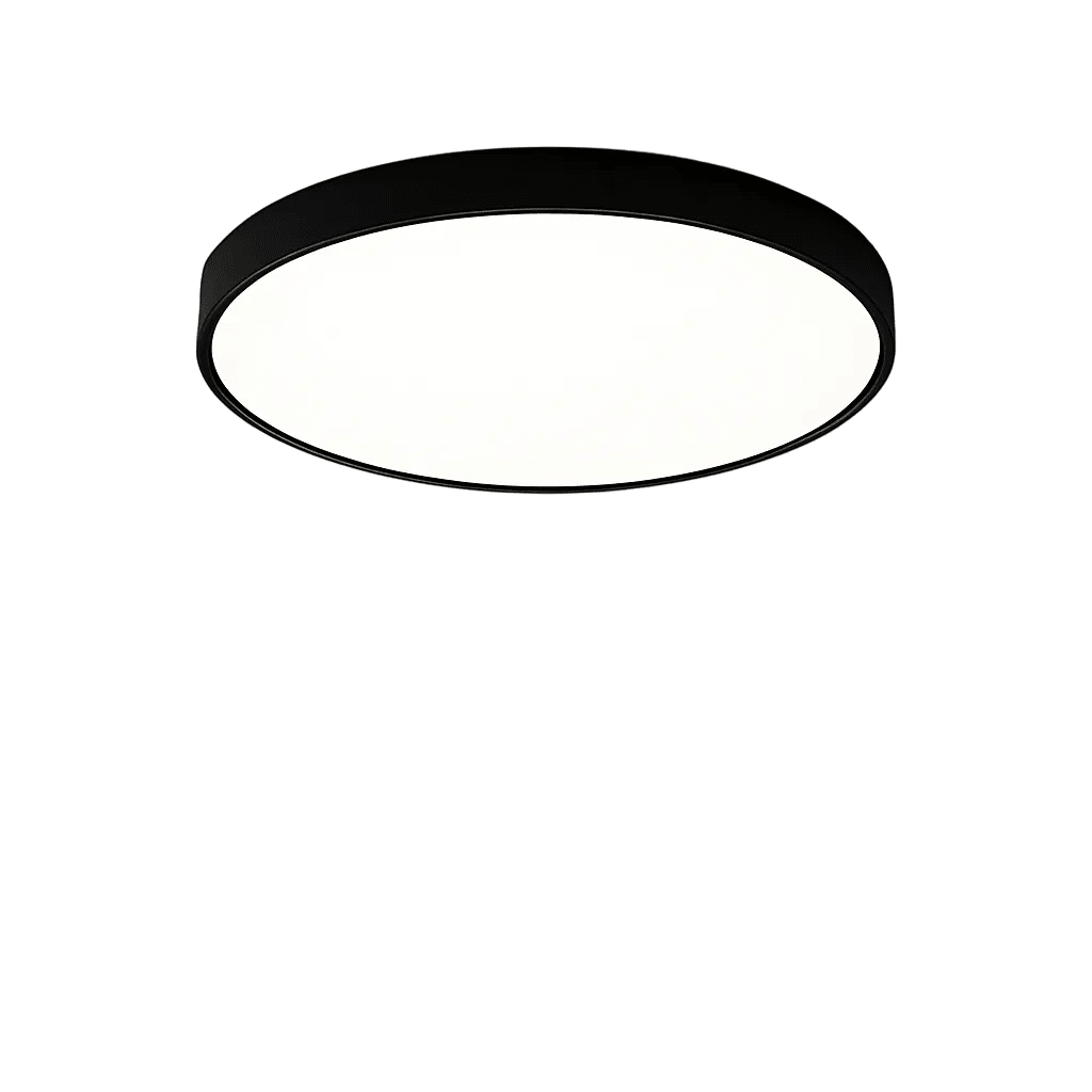 Indbygningsrund loftslampe med LED, 12-tommer jernrammearmatur