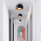 Loftlampe, hvid glasglobus, træstruktur, G9 fastmonteret