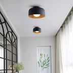 Loftlampe, hvid glasglobus, træstruktur, G9 fastmonteret