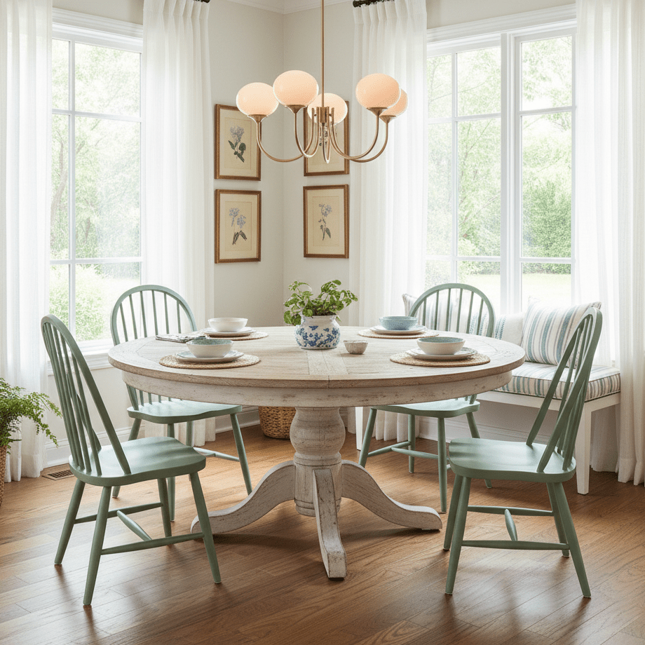 Marshmallow Chandelier, Hand-Sprayed Glass Shades, E26, 3 or 5 Light