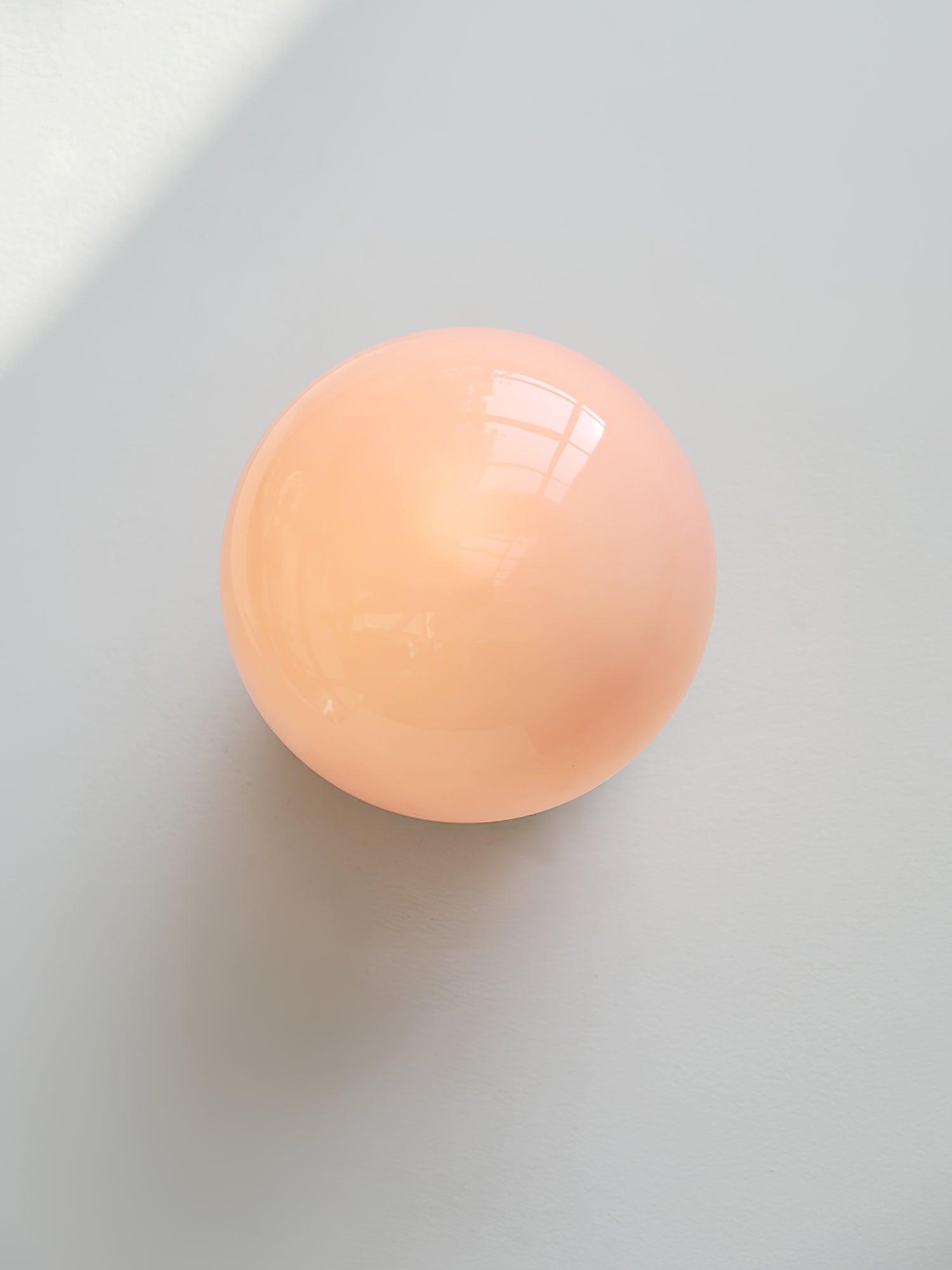 Væglampe, skumfidusfarvet glas, guld eller krom, E26/E27, konvertibel