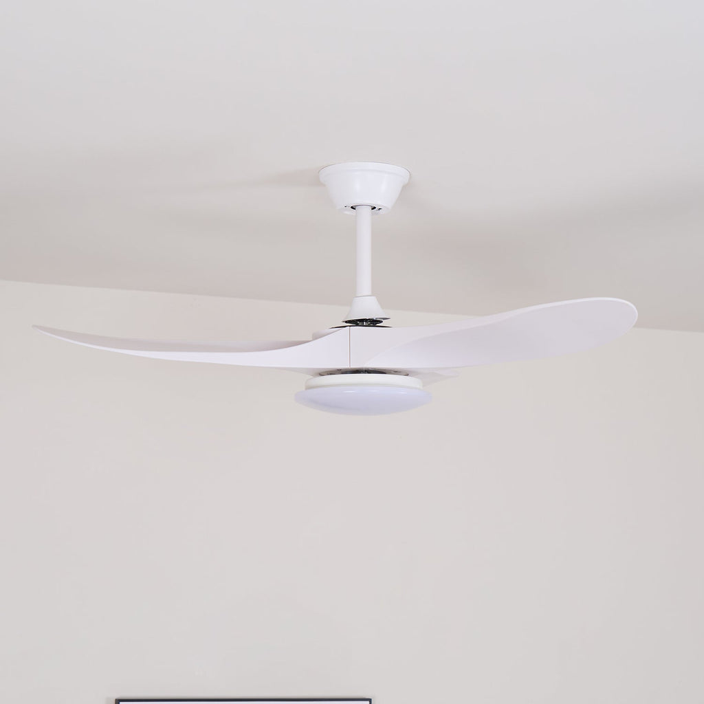Ceiling Fan Light, Maverick Solid Wood Blades, DC Motor, Integrated LED, 42"/52"