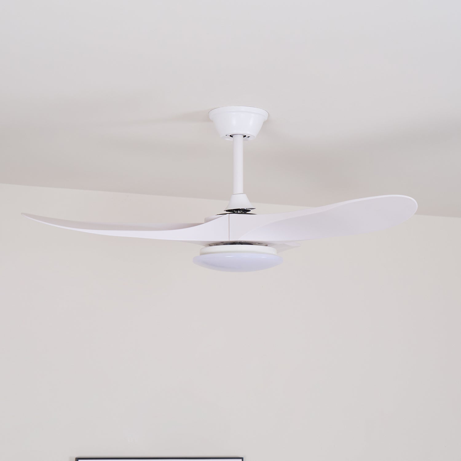 Ceiling Fan Light, Maverick Solid Wood Blades, DC Motor, Integrated LED, 42"/52"
