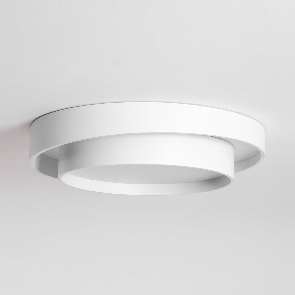 Melody Ceiling Light, Cylinder Shade, Integrated LED, White Grey Black