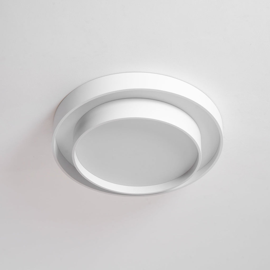 Melody Ceiling Light, Cylinder Shade, Integrated LED, White Grey Black