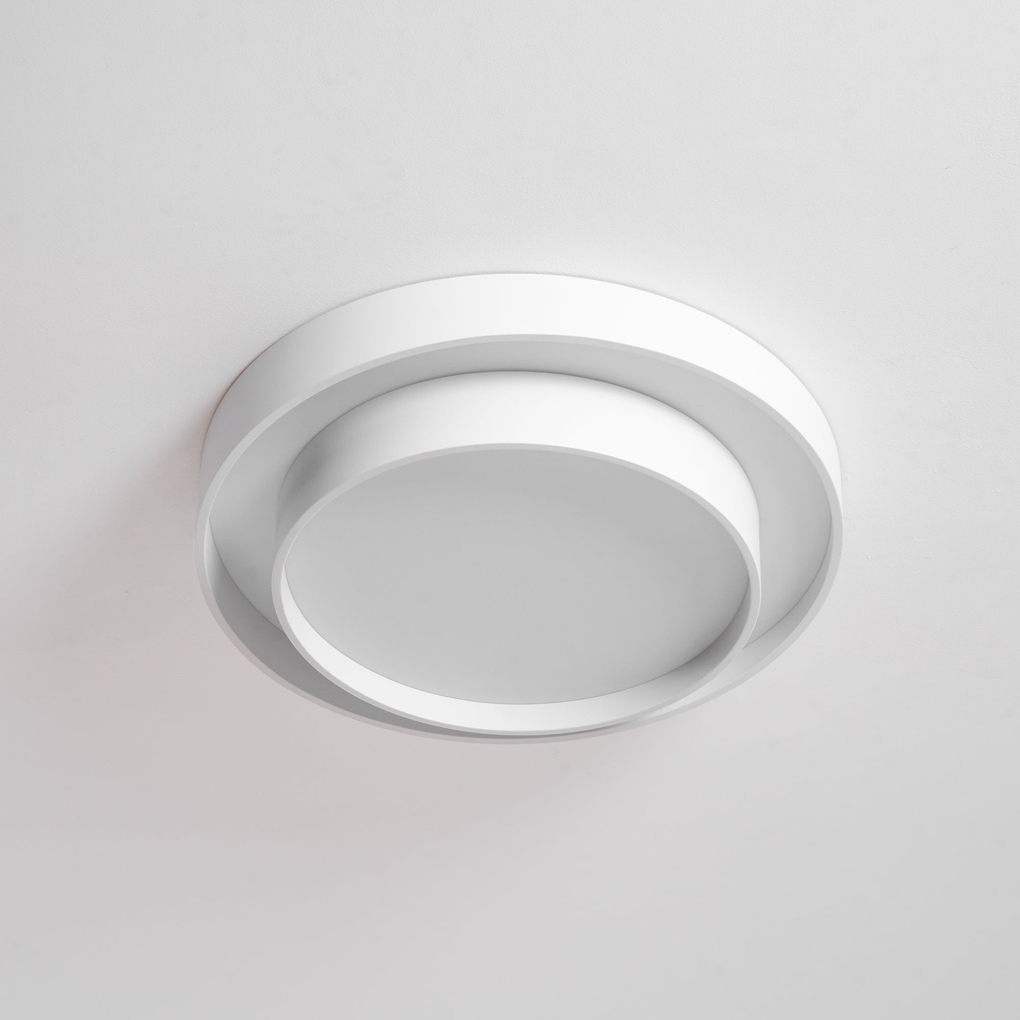 Melody Ceiling Light, Cylinder Shade, Integrated LED, White Grey Black