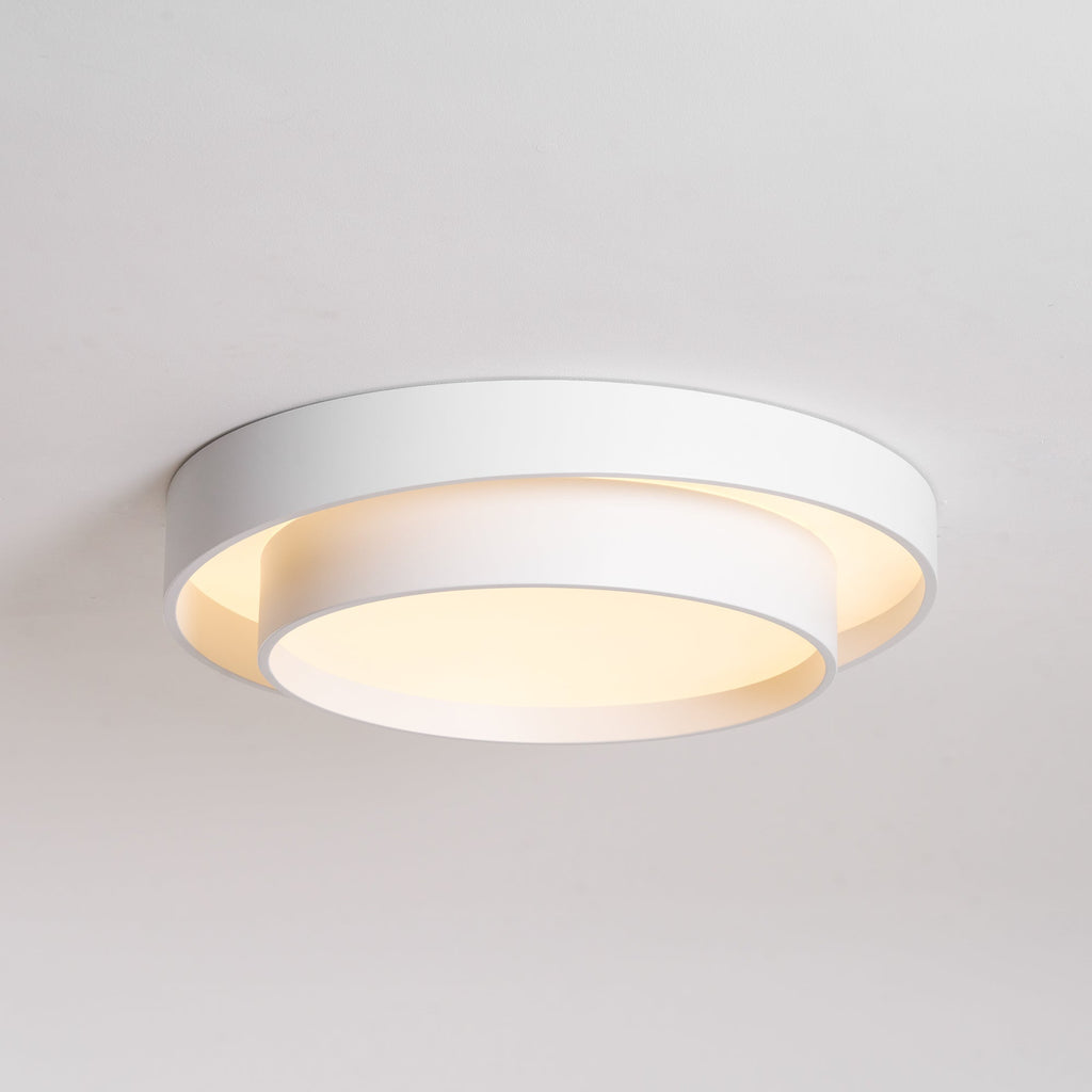 Melody Ceiling Light, Cylinder Shade, Integrated LED, White Grey Black
