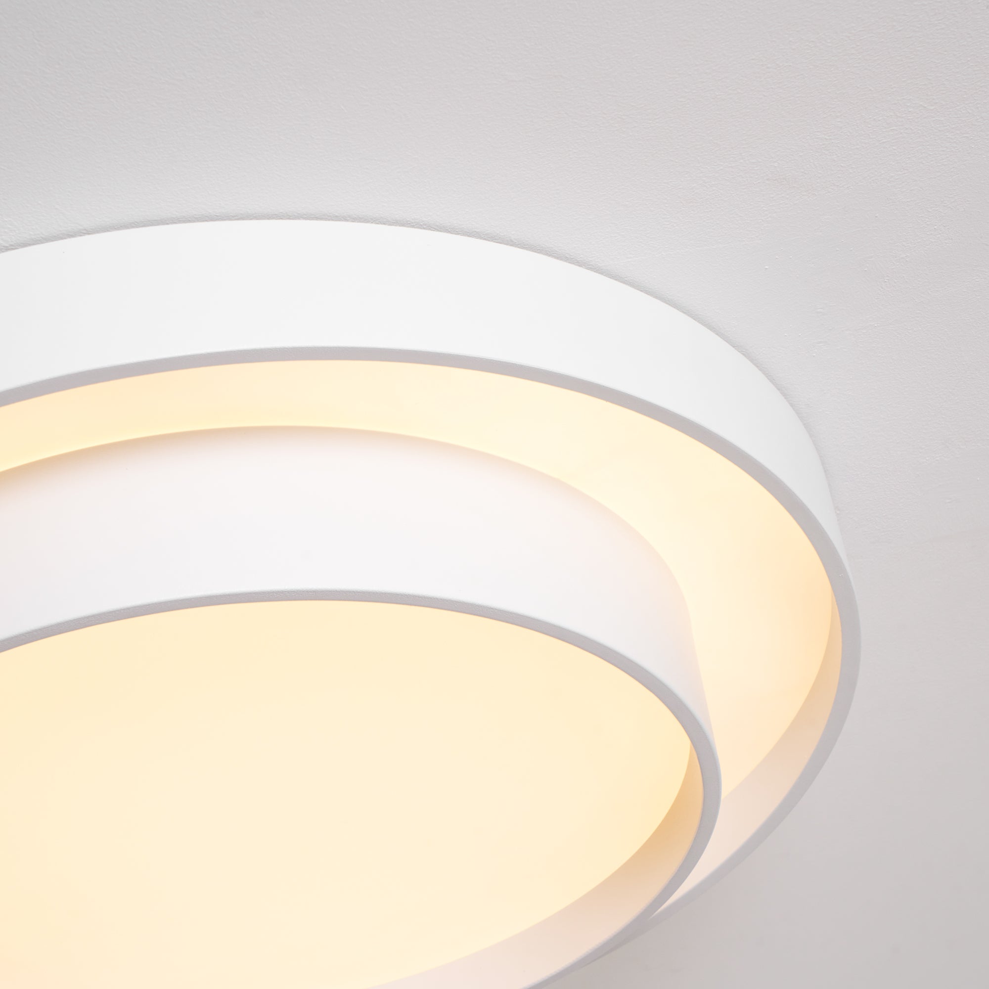 Melody Ceiling Light, Cylinder Shade, Integrated LED, White Grey Black