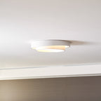 Melody Ceiling Light, Cylinder Shade, Integrated LED, White Grey Black