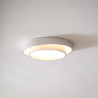 Melody Ceiling Light, Cylinder Shade, Integrated LED, White Grey Black
