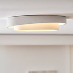 Melody Ceiling Light, Cylinder Shade, Integrated LED, White Grey Black