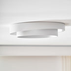 Melody Ceiling Light, Cylinder Shade, Integrated LED, White Grey Black