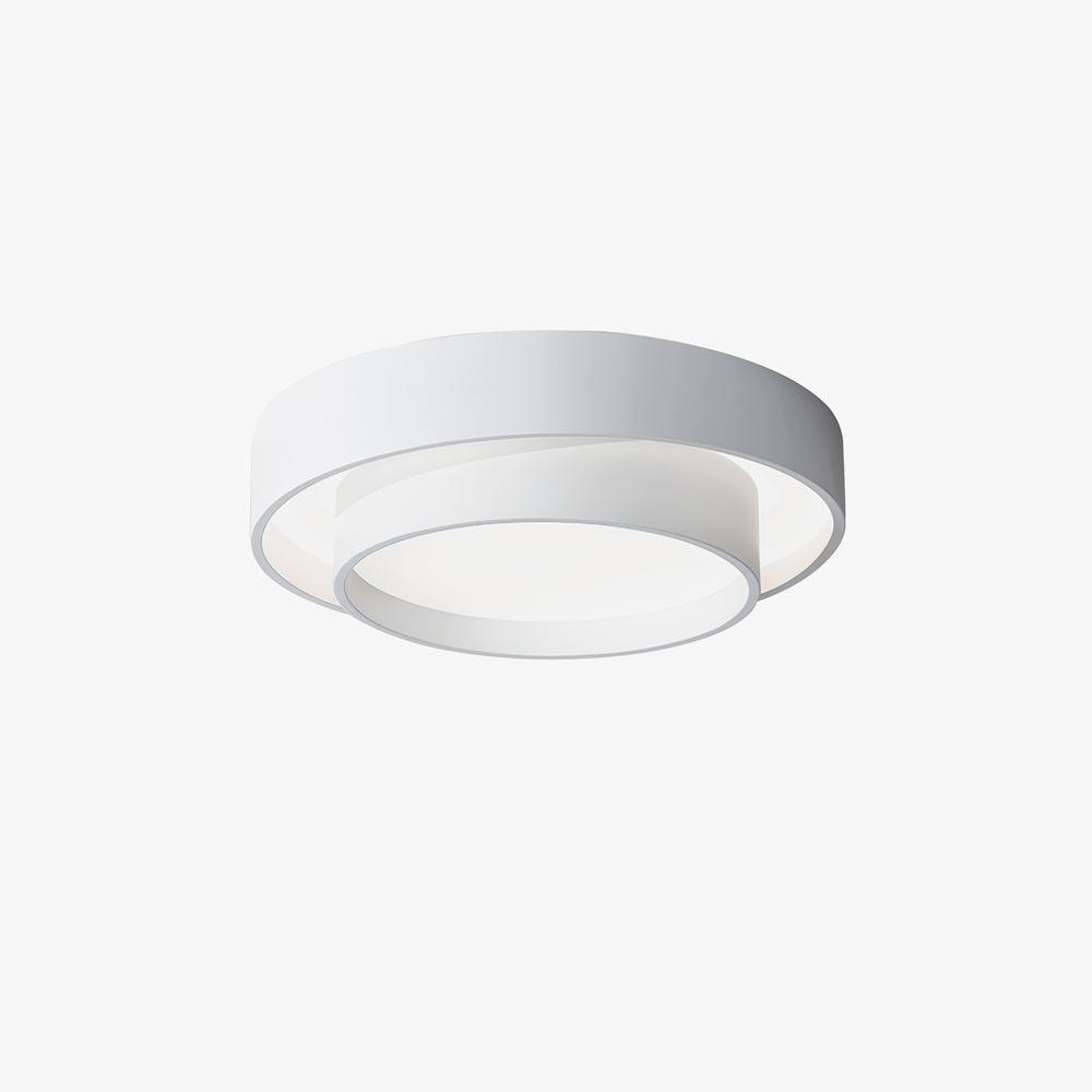 Melody Ceiling Light, Cylinder Shade, Integrated LED, White Grey Black