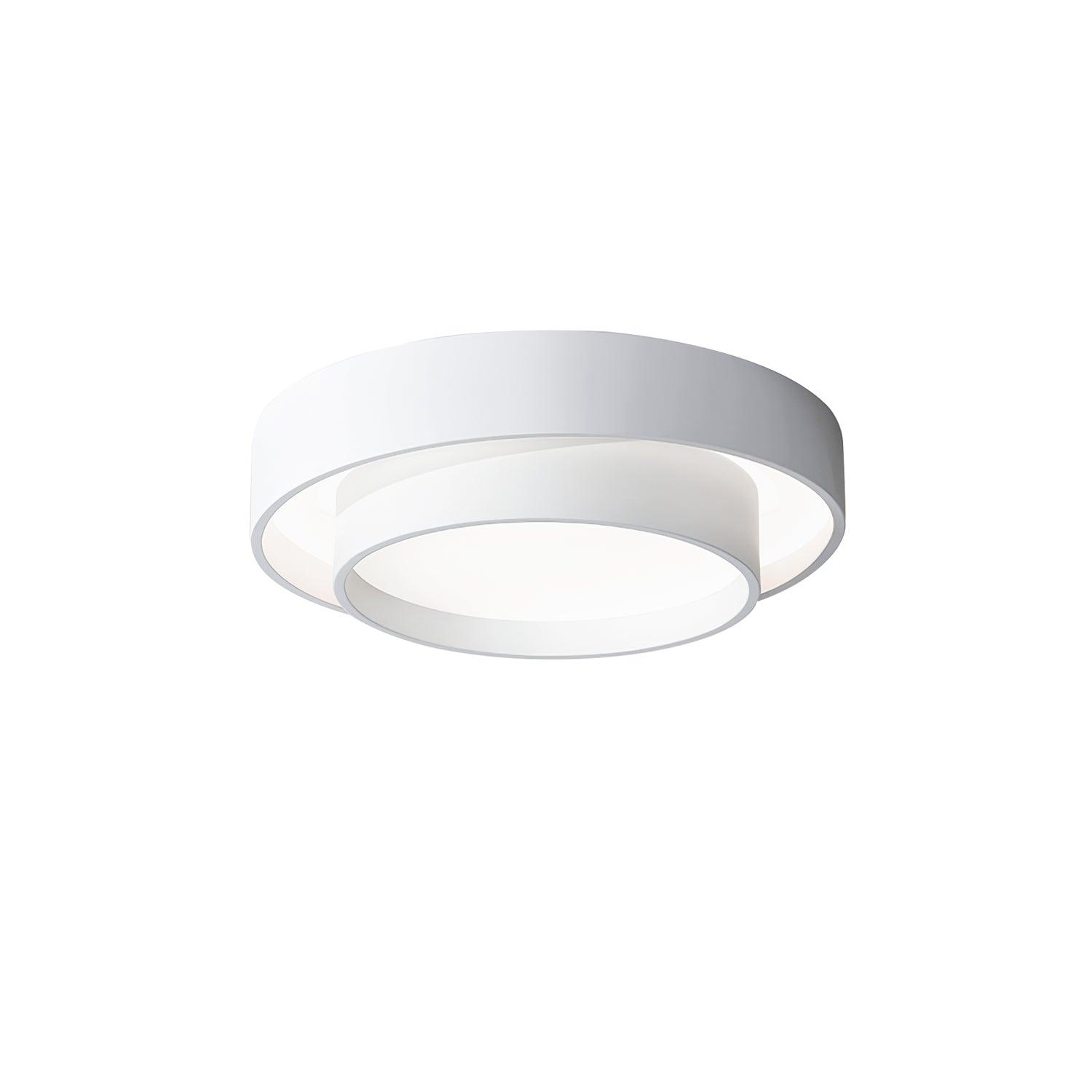 Melody Ceiling Light, Cylinder Shade, Integrated LED, White Grey Black