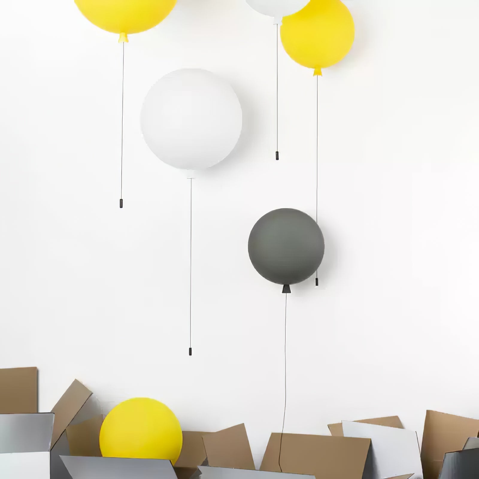 Balloon Dream Wall Sconce, Polymer Shade, E27 LED, 8 Colours