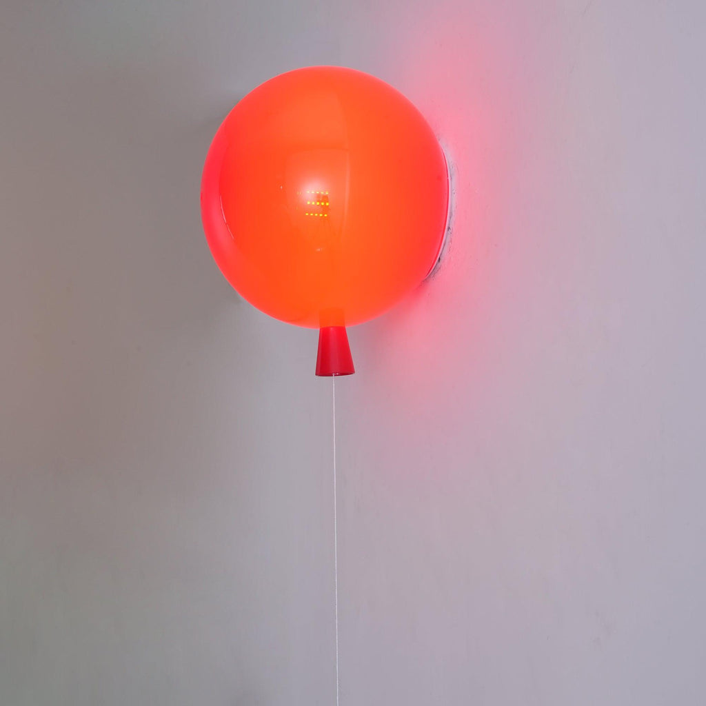 Balloon Dream Wall Sconce, Polymer Shade, E27 LED, 8 Colours