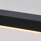 Linear wall light detail of the slim low profile body