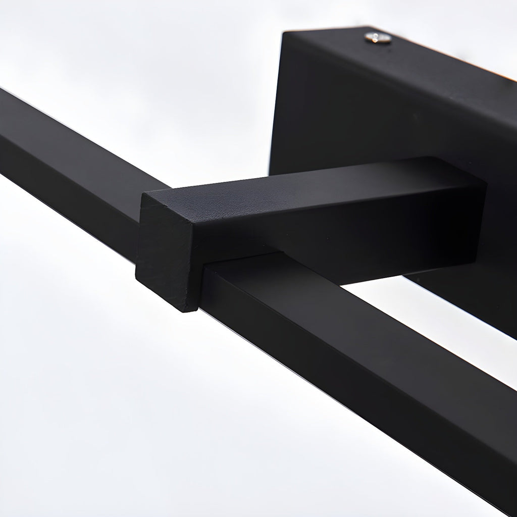 Linear LED wall light with a continuous white glow