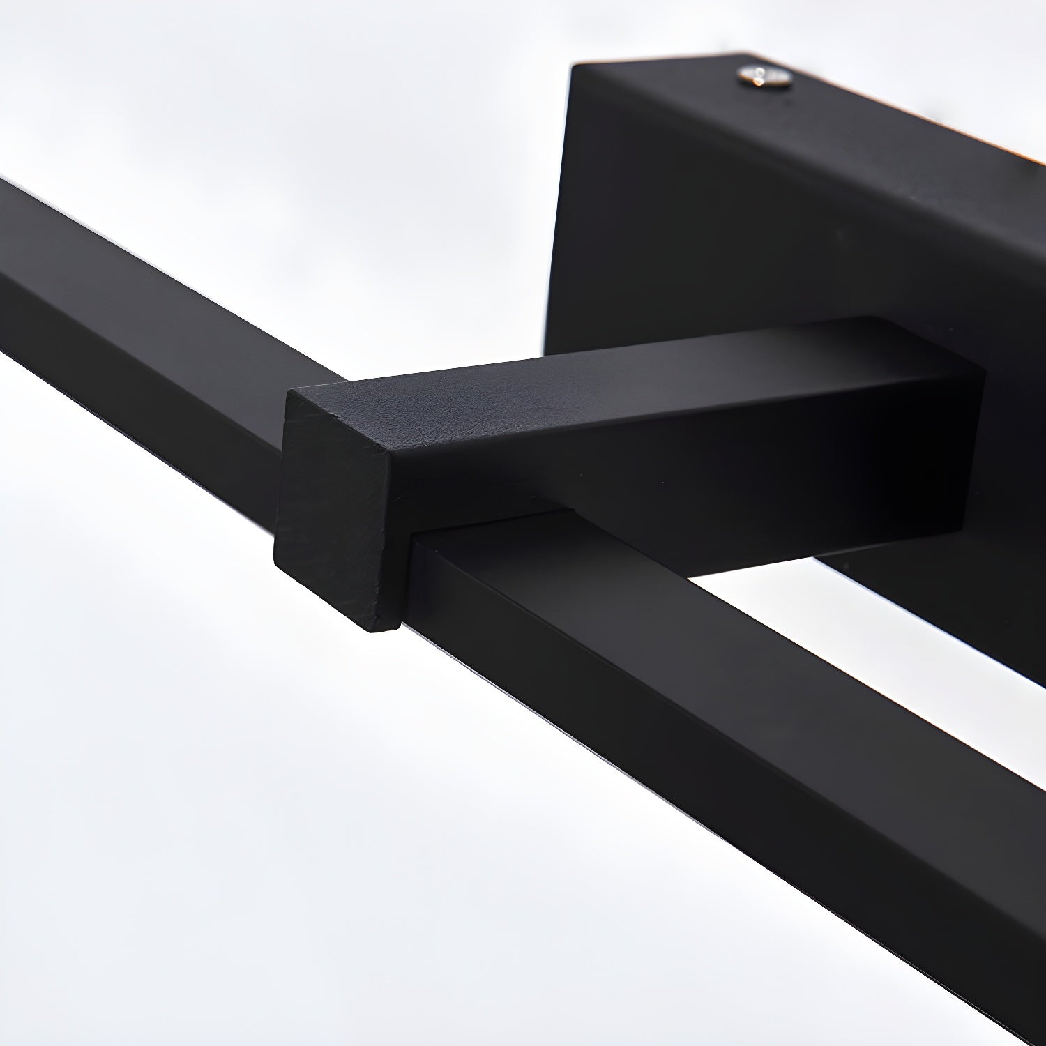 Linear LED wall light with a continuous white glow