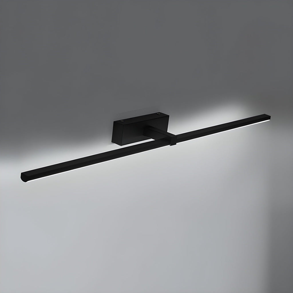 Linear wall light casting even light across a wall