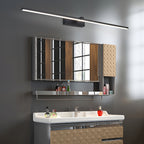 Linear LED wall light detail of the white diffuser