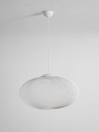 Pendant Light, Latticed Iron Mesh Shade, Black or White, Integrated LED