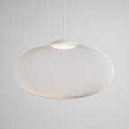 Pendant Light, Latticed Iron Mesh Shade, Black or White, Integrated LED