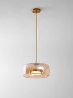 Suspension, dôme en verre soufflé à la main Metro Sphere, LED intégrée, dimmable