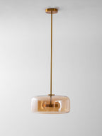 Suspension, dôme en verre soufflé à la main Metro Sphere, LED intégrée, dimmable